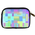 Pastel geometrical desing Digital Camera Cases Back