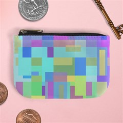 Pastel Geometrical Desing Mini Coin Purses by Valentinaart