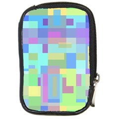 Pastel Geometrical Desing Compact Camera Cases by Valentinaart