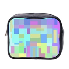 Pastel Geometrical Desing Mini Toiletries Bag 2-side by Valentinaart