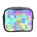 Pastel geometrical desing Mini Toiletries Bag 2-Side Back