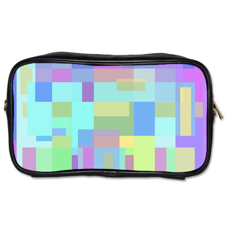 Pastel geometrical desing Toiletries Bags 2-Side