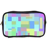 Pastel geometrical desing Toiletries Bags 2-Side Back