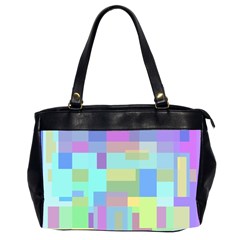 Pastel Geometrical Desing Office Handbags (2 Sides)  by Valentinaart