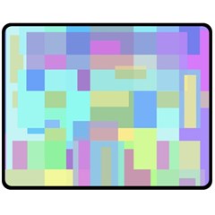 Pastel Geometrical Desing Fleece Blanket (medium) 