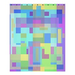 Pastel Geometrical Desing Shower Curtain 60  X 72  (medium) 