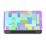 Pastel geometrical desing Memory Card Reader with CF Front