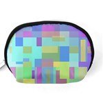 Pastel geometrical desing Accessory Pouches (Medium)  Back