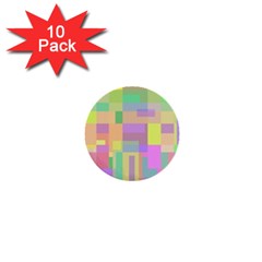 Pastel Colorful Design 1  Mini Buttons (10 Pack)  by Valentinaart