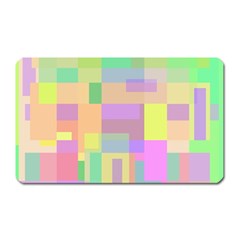 Pastel Colorful Design Magnet (rectangular)