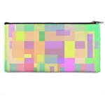 Pastel colorful design Pencil Cases Back