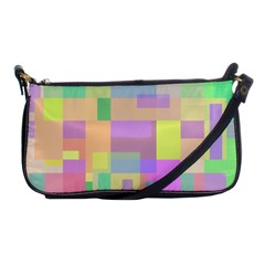 Pastel Colorful Design Shoulder Clutch Bags