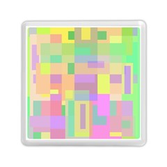 Pastel Colorful Design Memory Card Reader (square) 