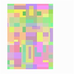 Pastel Colorful Design Large Garden Flag (two Sides)