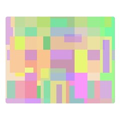 Pastel Colorful Design Double Sided Flano Blanket (large) 