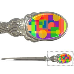 Colorful geometrical design Letter Openers