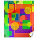 Colorful geometrical design Canvas 11  x 14   10.95 x13.48  Canvas - 1