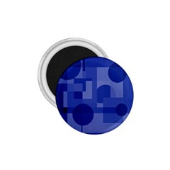 Deep Blue Abstract Design 1 75  Magnets