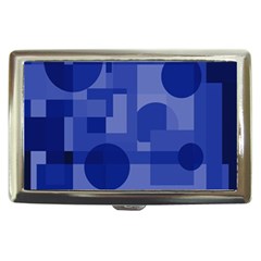 Deep Blue Abstract Design Cigarette Money Cases