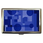 Deep blue abstract design Cigarette Money Cases Front