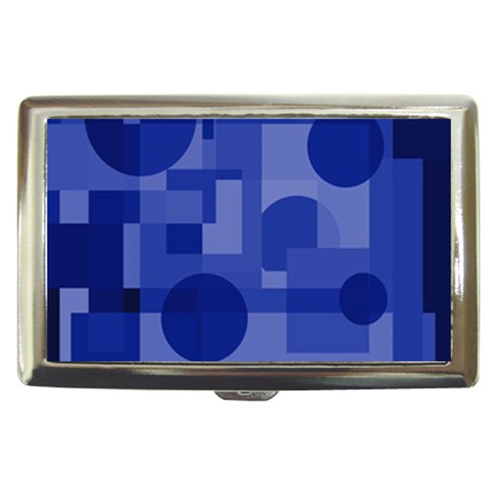 Deep blue abstract design Cigarette Money Cases