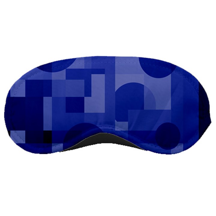 Deep blue abstract design Sleeping Masks