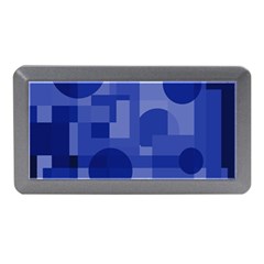 Deep Blue Abstract Design Memory Card Reader (mini) by Valentinaart