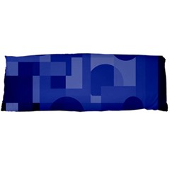 Deep Blue Abstract Design Body Pillow Case Dakimakura (two Sides)