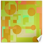 Green and orange decorative design Canvas 20  x 20   19 x19.27  Canvas - 1