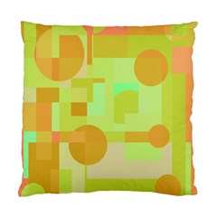 Green And Orange Decorative Design Standard Cushion Case (one Side) by Valentinaart