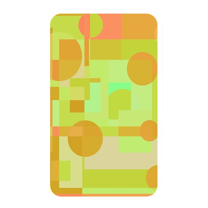 Green and orange decorative design Memory Card Reader