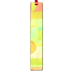 Green And Orange Decorative Design Large Book Marks