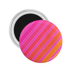 Pink elegant lines 2.25  Magnets