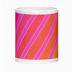 Pink elegant lines Morph Mugs Center