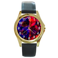 Pizap Com146047844443436 Round Gold Metal Watch by jpcool1979