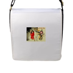 Pizap Com14369077462421 Flap Messenger Bag (l) 