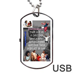 Picmix Com 5019458 Dog Tag Usb Flash (two Sides)  by jpcool1979