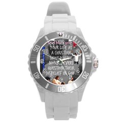 Picmix Com 5019458 Round Plastic Sport Watch (l)