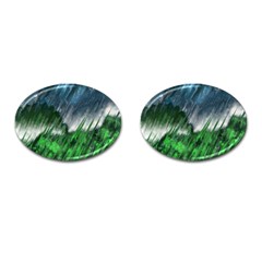 Bluegreen Cufflinks (oval)