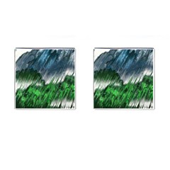 Bluegreen Cufflinks (square)