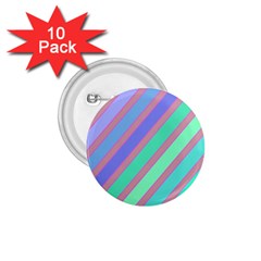 Pastel Colorful Lines 1 75  Buttons (10 Pack) by Valentinaart