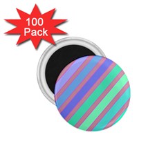 Pastel Colorful Lines 1 75  Magnets (100 Pack) 