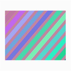 Pastel Colorful Lines Small Glasses Cloth by Valentinaart