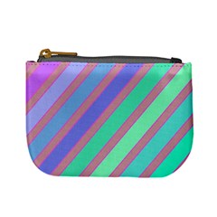 Pastel Colorful Lines Mini Coin Purses by Valentinaart