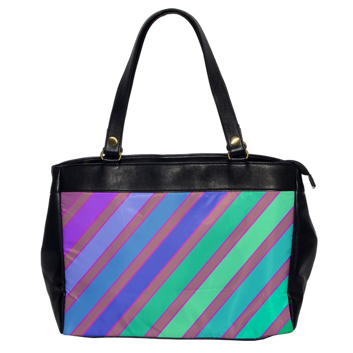 Pastel colorful lines Office Handbags