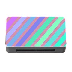 Pastel Colorful Lines Memory Card Reader With Cf