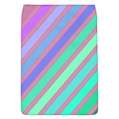 Pastel Colorful Lines Flap Covers (s)  by Valentinaart