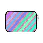 Pastel colorful lines Apple iPad Mini Zipper Cases Front