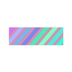 Pastel Colorful Lines Satin Scarf (oblong)