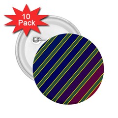 Decorative Lines 2 25  Buttons (10 Pack) 